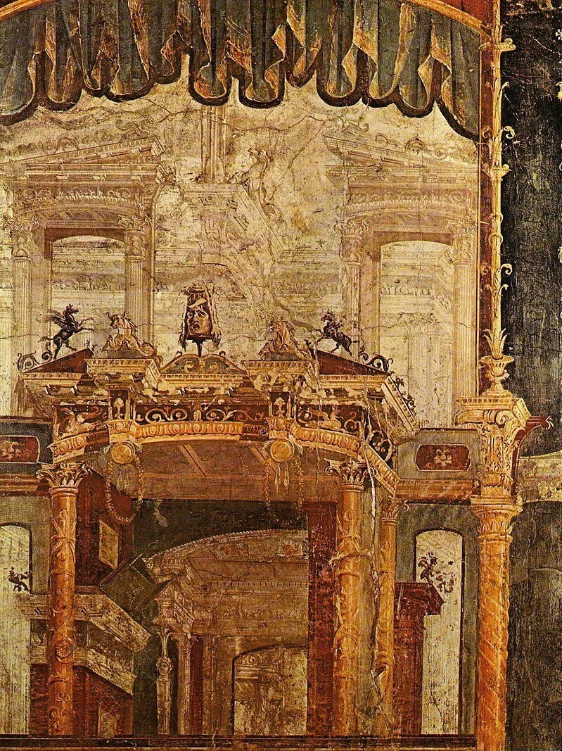 Fresco from Herculaneum, Insula Orientalis, Gymnasium.